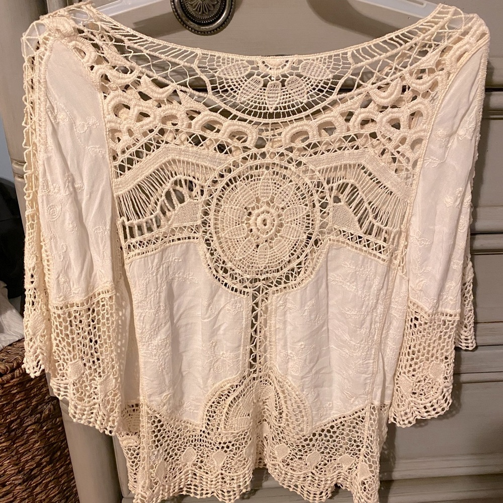 Jodifl Lace cream Blouse s/m